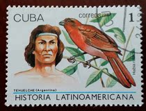 Cuba 1987 Latin American History-De Welcher Indigenous Peoples Red-throated Donaldson Finch