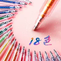 Мигающий гель, комплект, ручка-роллер, хайлайтер, 18 цветов