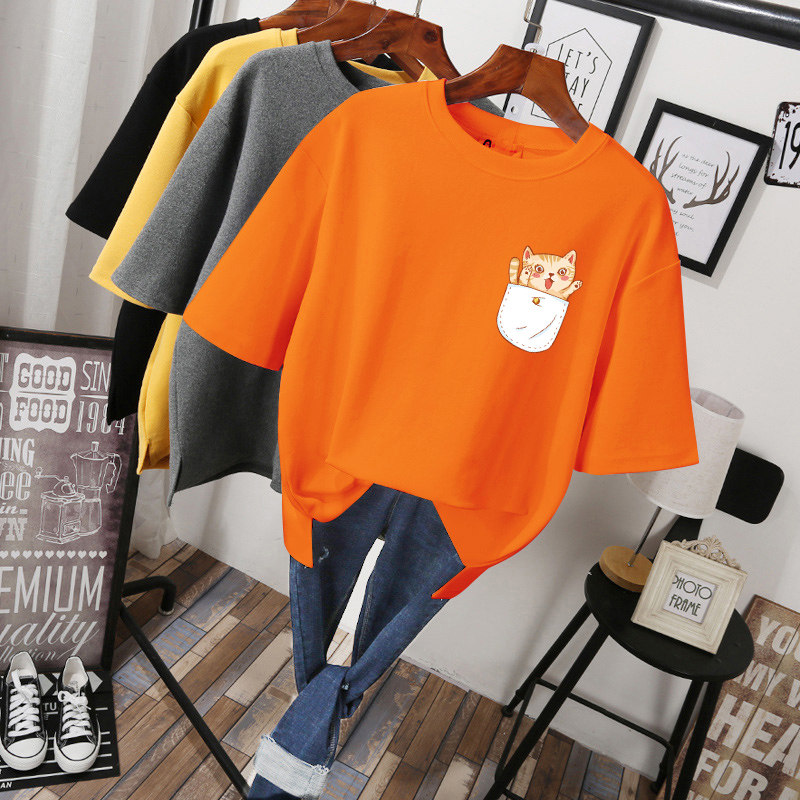 Fatty plus size women's summer dress short sleeve fat sister belly concealer undershirt 200kg wide loose top trendy 