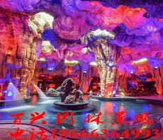 Жёлтый песок 水泥人造山洞溶洞布景酒店装饰仿真树包柱子发景区河道围栏地板