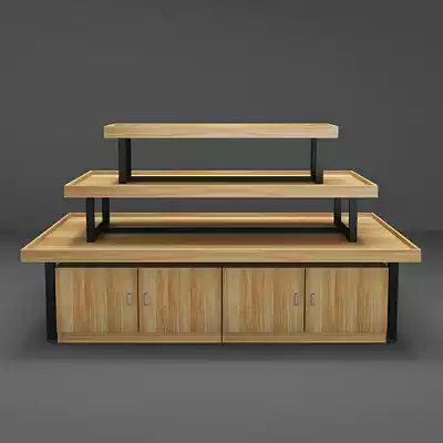 Nakajima cabinet display table maternal and child shelf display rack cosmetics stationery tea promotion table three-layer running water table