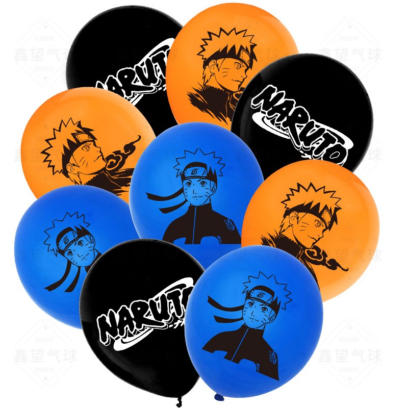 18 Sets Of Naruto BalloonsNaruto theme decorate Whirlpool Naruto latex balloon Cartoon   naruto   Birthday party supplies
