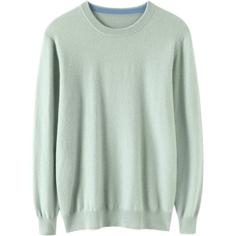 Qichao men's high-end 100% pure cashmere shirt