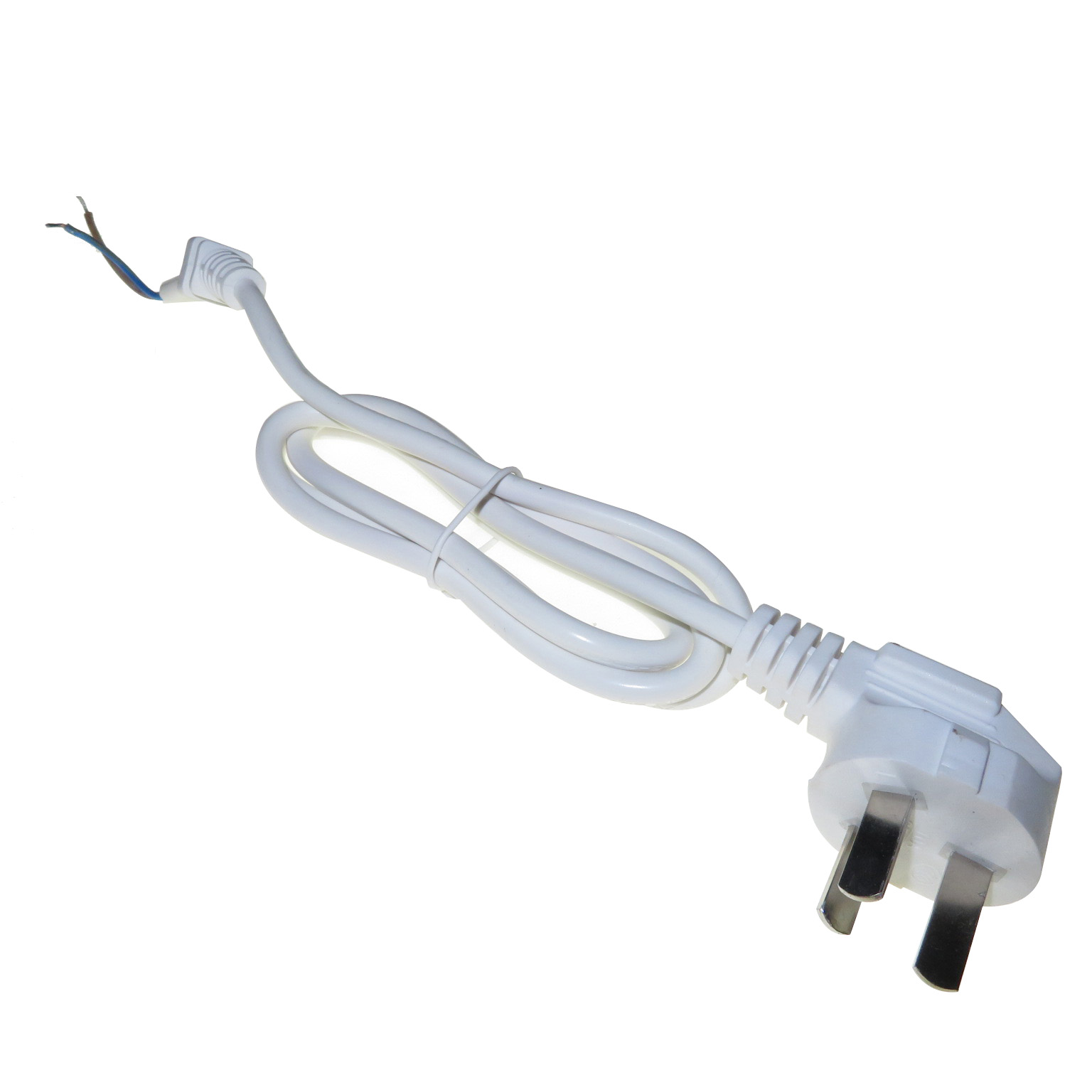 Detached machine white three-foot power cord port version English gauge one meter 1 m length 2 * 0 7 m² 5 m mm²)