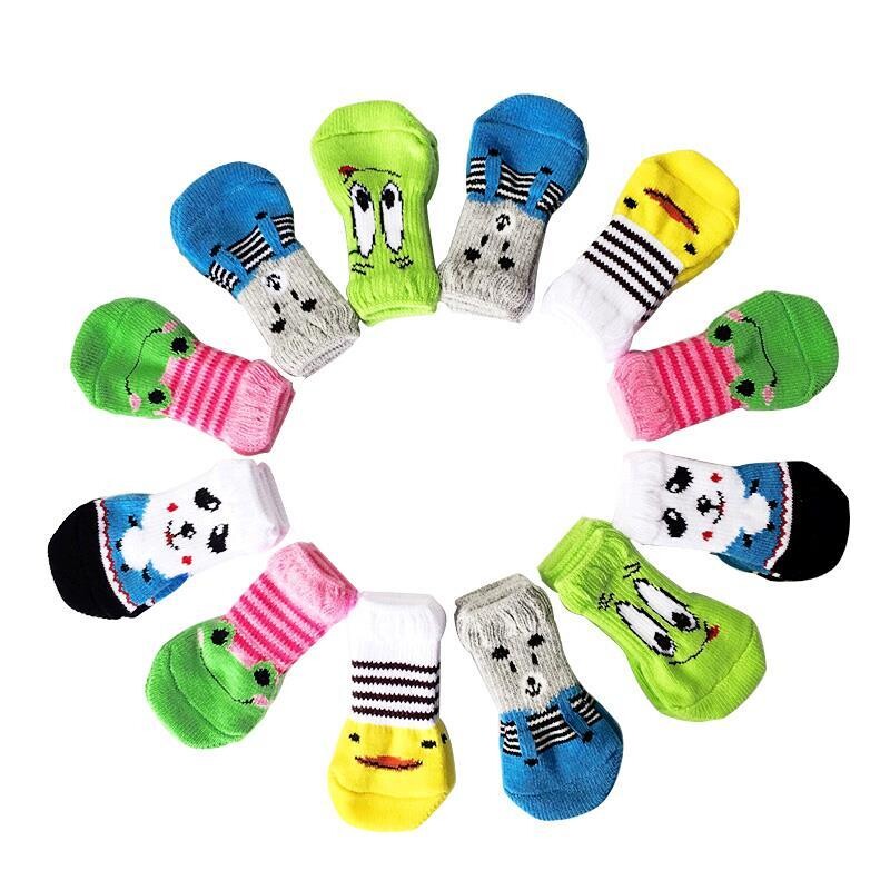 Pet dog socks anti-dirty small dog shoes bichon teddy cat shoes anti-scratch breathable autumn and winter pet shoes