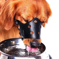 Dog mouth cover dog mask anti-bite anti-barking medium and large dogs anti-barking device anti-eating golden retriever Samoyed dog cover dog cover