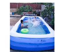 Nhựa trong nhà dày bể bơi bơm hơi đệm bơm hơi cho bé bể bơi gia đình thùng bé gấp em bé - Bể bơi / trò chơi Paddle bể bơi phao cho bé