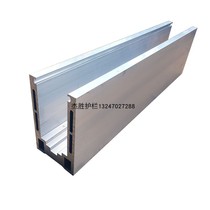 Hot-selling cost-effective frameless glass balcony stair guardrails with frameless aluminum alloy bottom trough that can be installed