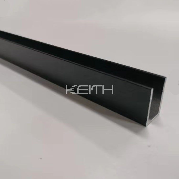 Simple installation of 12mm frameless glass guardrail indoor and outdoor aluminum alloy top groove upper groove decorative groove card groove