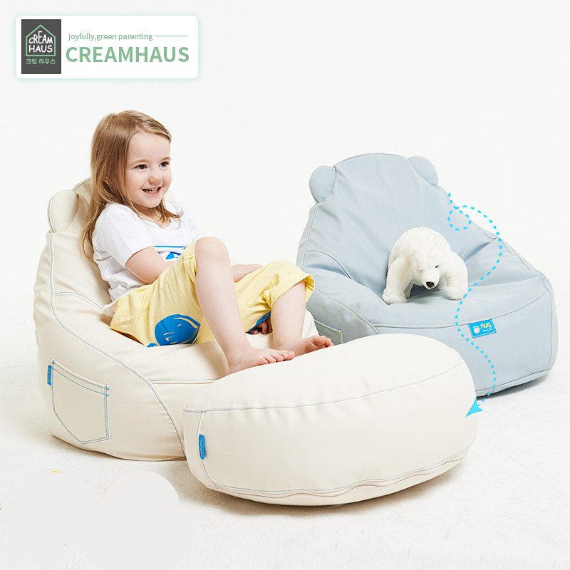 Korea originally imported bear children lazy sofa bedroom single-person small bean bag lounge chair lovely tatami