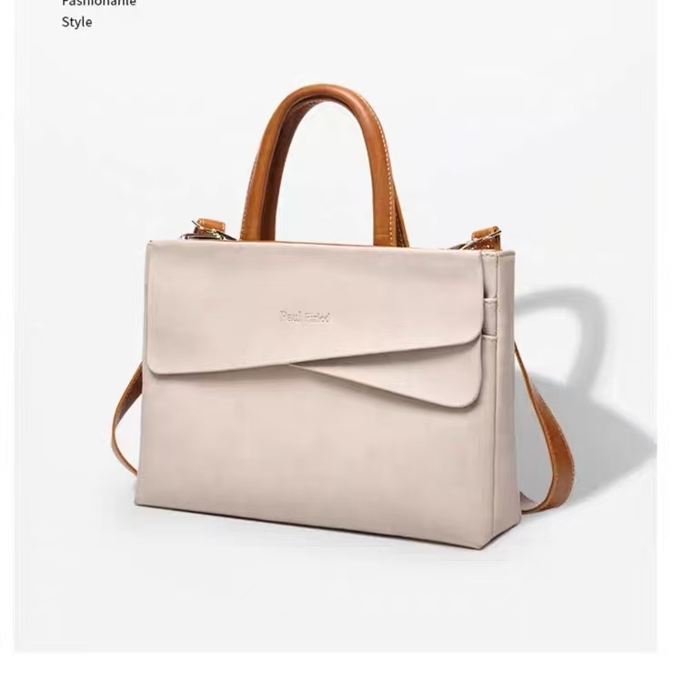 The Story of the Rose Liu Yifei's Same Style Bag Handbag Briefcase for Women to Work with Genuine Leather Crossbody Laptop Bag