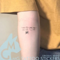 MG TATTOO stickers hand-painted TATTOO harbor style playful youth funny hangers swing childlike hipster TATTOO