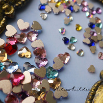 2 parts 50 mixed loving flat bottom diamond with peach heart pink overdraft green little monkey with mini-small pile drill