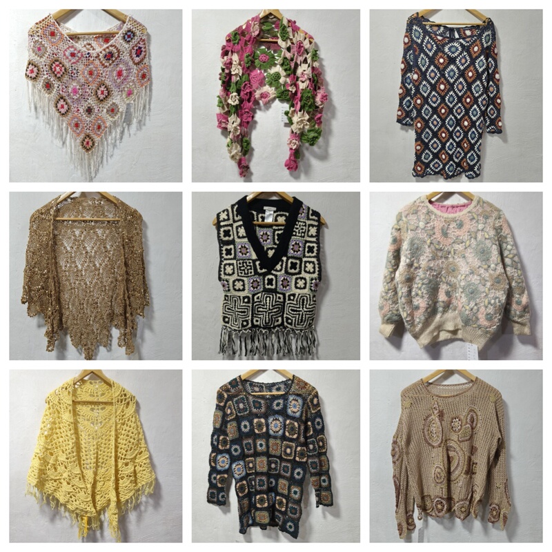 Vintage Versatile Forest-Style Heavy-Duty Woven Handmade Four-Season Retro Cardigan Sweater K874