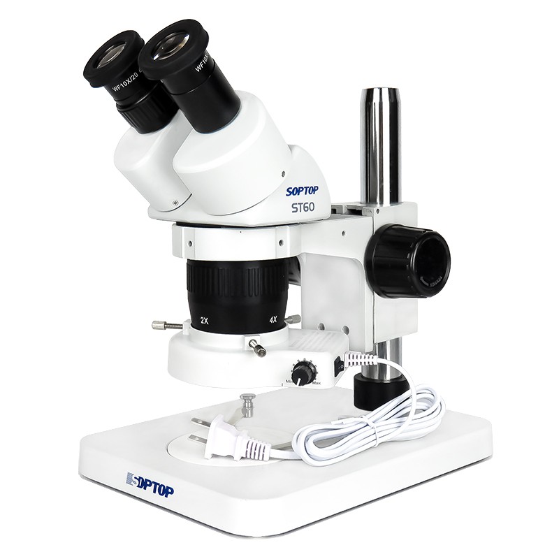 Shunyu ST60 Binocular Continuous Zoom Stereo Microscope 20-40x Mobile Phone Repair Microscope Send light source