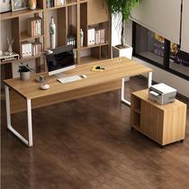 Desk simple modern single office furniture supervisor large table large table boss table chief table