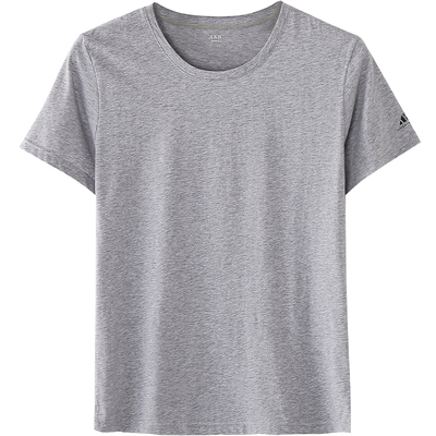 AB内衣女士纯棉夏季薄款短袖中老年妈妈全棉大码宽松文化汗衫T恤