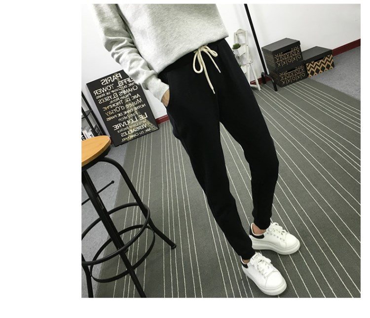 Drawstring Casual Sports Pants NSYF18752