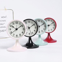Room desktop clock desktop bedroom small clock simple living room student creative home clock children Silent Alarm Clock