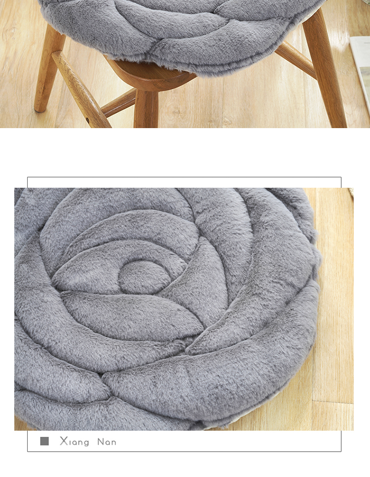 Mùa đông xe sang trọng với hoa hồng dày ghế văn phòng Bay cửa sổ đệm sofa gối dày mẫu đệm ghế sofa gỗ đẹp