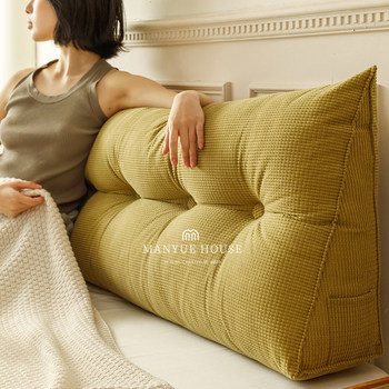 Manyue family cream style model room bay window back cushion