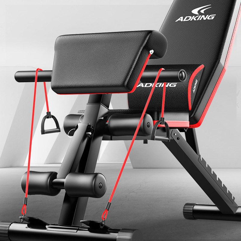 Dumbbell bench sit-up fitness equipment home male auxiliary multi-functional abdominal muscle board fitness chair bird bench press bench