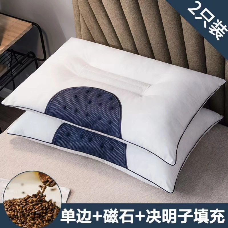 Làm dịu mùa đông bộ gối hoa cho người trung niên và cao tuổi Gối massage cổ vuông lưới hai mặt gối kiều mạch - Gối