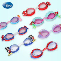 (High Quality) Childrens Swimming Goggles Boys HD Waterproof Anti-Fog Cartoon Swimming Goggles Kids Baby Spider-Man