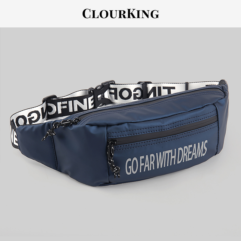 Fanny Pack Men's versatile new large capacity Diagonal Satchel Women Trend Chest Bag Sportswear mobile phone purse Site Waterproof