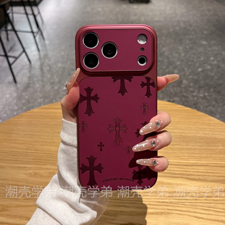 Chrome Hearts Cross Motif iPhone Case