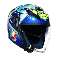AGV helmet K5-jet motorcycle half helmet 4 3 helmet electric car men and women Italian summer locomotive double lens