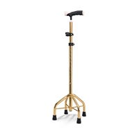 Большие четыре фута телескопические костыли-латинозы-золотой цвет