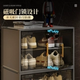 Ящик для обуви в шкафу, прозрачный ящик для хранения обуви, компактный шкаф для обуви, пластиковая полка для обуви на домашней двери