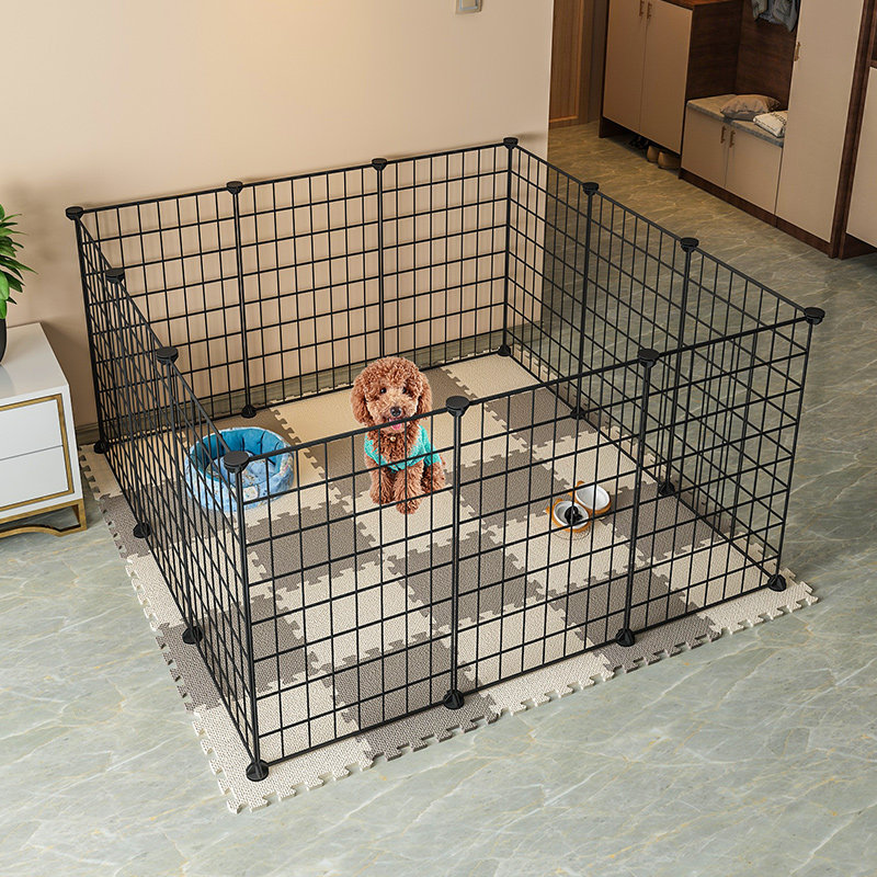 Pet Fence Fence Pooch Isolated Door Dog Cage Guardrails Iron Mini Dog Teddy Indoor Kennel Home Dog Cage