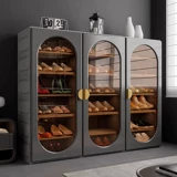 Шкаф для обуви без установки, новинка 2025 года, популярная домашняя дверь, внутренняя многоэтажная дверь для хранения, большая полка для обуви