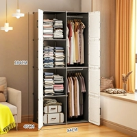 [Магнитный дверной замок] Утолщенные 8 дверей и 2 подвеса - серый и белый (верхний и нижний подвесной дизайн) ✅