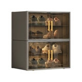 Ящик для обуви в шкафу, прозрачный ящик для хранения обуви, компактный шкаф для обуви, пластиковая полка для обуви на домашней двери