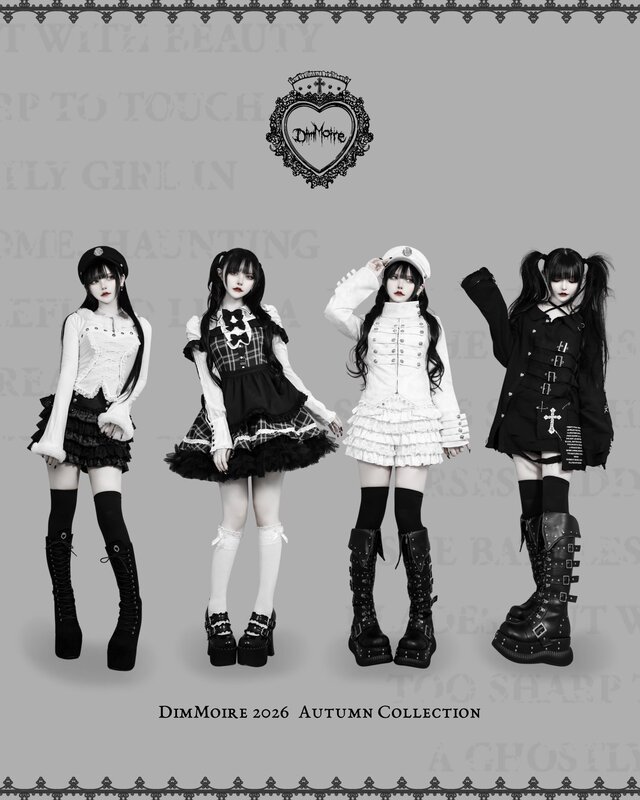 Momoka Japanese Agent Dimmoire New Collection of Dresses, Coats, Skirt-Pants, and Shirts