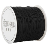 Черный плетеный браслет, подвеска ручной работы, ремешок из грецкого ореха