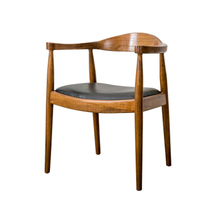 Solid Wood Dining Chair Brief Modern American Retro Computer Home Desk Conference Office Chair Backrest Presidential Chair