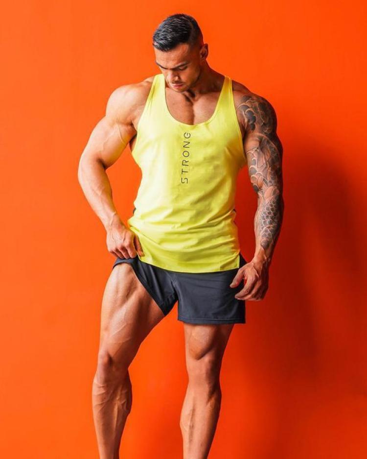 Áo vest nam mùa hè không tay vest tập thể dục đáy quần đào tạo áo thấm mồ hôi Slim áo thun khô nhanh cơ nam - Lót áo lót thể thao 