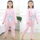 Bé trai chống đá một bộ đồ ngủ trẻ em chống lạnh nam cotton bé gái người thân phụ nữ mùa thu và mùa đông trẻ em trẻ em bodysuit bé trai 0-24 tháng