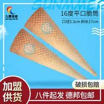 Ice Cream Crisp 16 ° Moonghua Crisp Egg crisp Crisp Sweet Cylinder Snow 8 pieces of the Kings Ice City Honey Shop