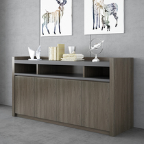 Office Tea Water Cabinet Wood Dwarf Cabinet 3 4 Doors Cabinet Locker Room Furniture Strip Cabinet minimalist Hyundai