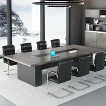 Modern Minimalist Conference Table Long Bar Table Reception Negotiation Table And Chairs Combined Office Furniture Large Conference Room Desk