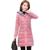 Зимний пуховик, куртка, приталенный корсет, коллекция 2021, городской стиль, в корейском стиле, подходит для подростков