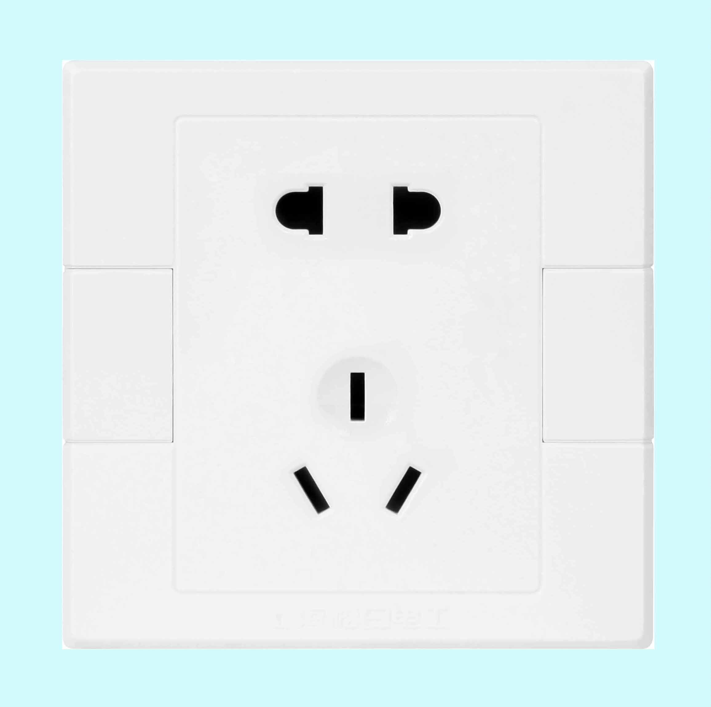 Shanghai Songdai Switch Socket Socket Panel S1000 Type Single - hole 16A