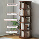 Rotating Bookshelf for Home Use, Small Apartment, Trendy 360-Degree Floor-Standing Storage Rack, Multi-Layer Storage, Student Bookcase, Picture Book Shelf