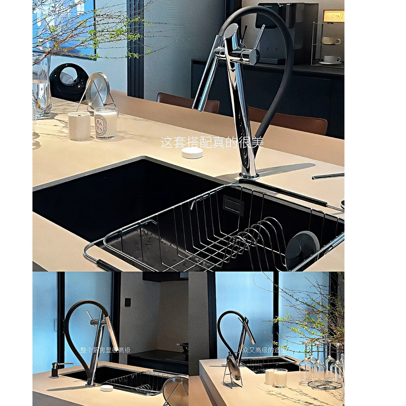 High-End Light Luxury Niche Style Faucet (Domestic Model) Designer Inclined Model