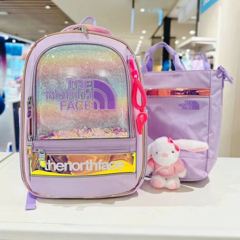 Korean Direct Mail North Face Children's School Bag New Ultra-Light Children's Backpack for Grades 1-3 Spine-Protecting Backpack Korean Direct Mail North Face Children's School Bag New Ultra-Light Children's Backpack for Grades 1-3 Spine-Protecting Backpack